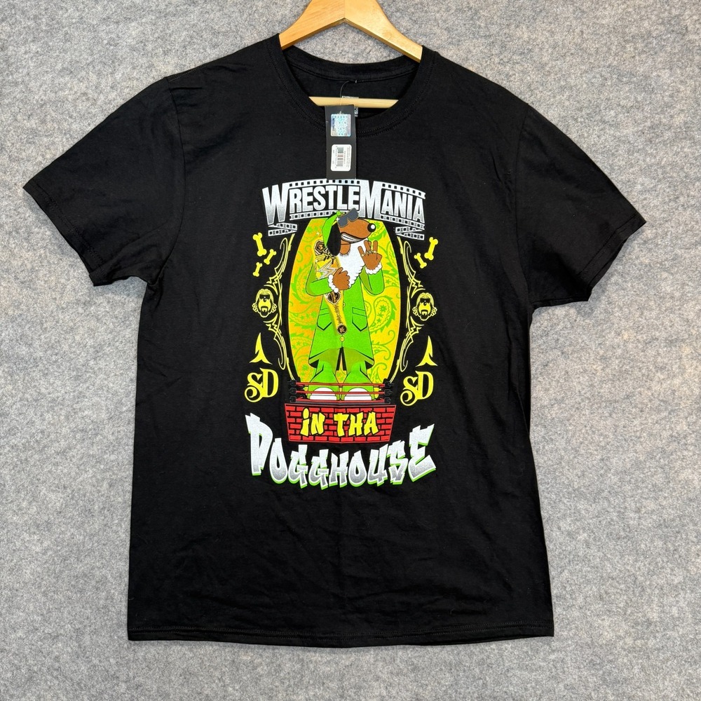 Wrestlemania Snoop Dogg Shirt Men Large Dogghouse 39 2023 Stadium Exclusive Rare
